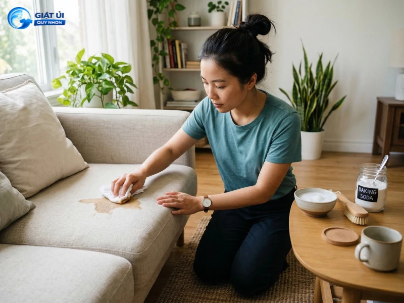 Cách xử lý vết bẩn trên ghế Sofa vải