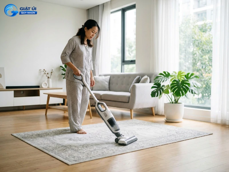 Hướng dẫn vệ sinh thảm đúng cách