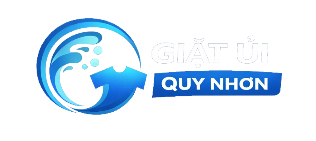 Logo Giặt ỦI Quy Nhơn nền tối